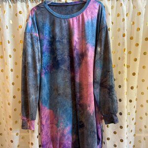 SHEIN Tye dye Tee shirt dress